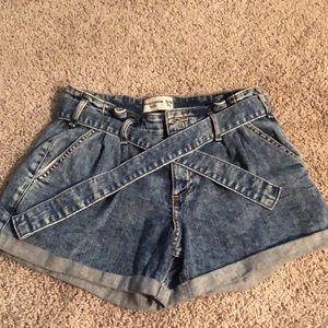 Abercrombie kids girls jean shorts size 13/14